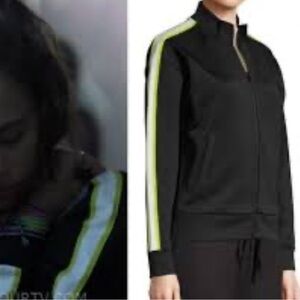 Highline Collective Women's Black Jacket with Neon Accents